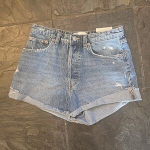 Zara Denim Blue Shorts